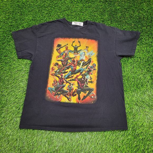 MARVEL Spider-Man Shirt L/XL 22x28 Into-The-Spider-Verse - Picture 1 of 11